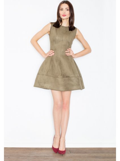 Női olivazöld ruha