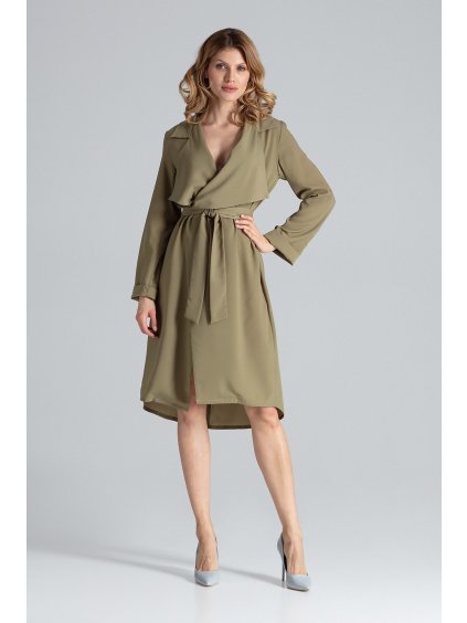 Olivazöld megköthető blézer