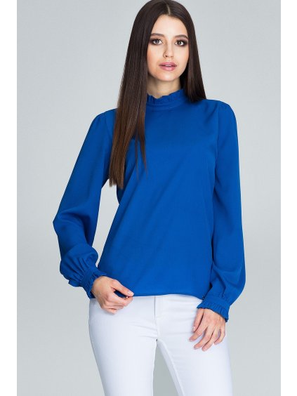 Sima kék blúz