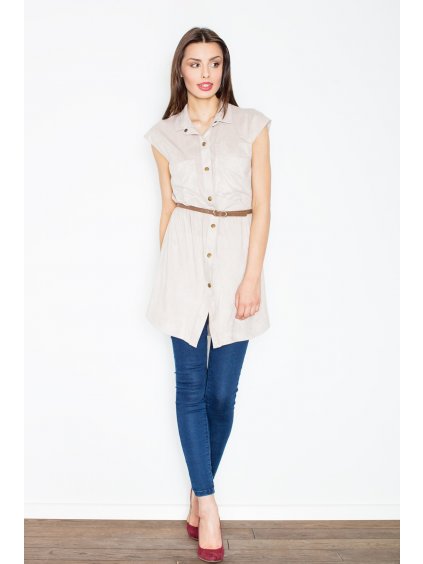 Női bézs tunika
