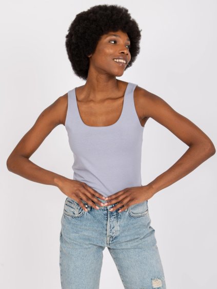 Szürke basic top Noel