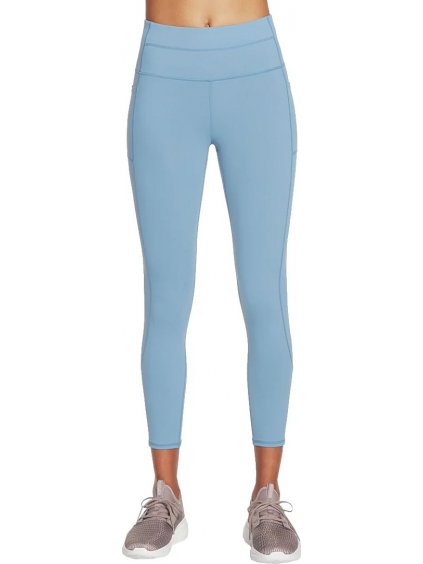 VILÁGOSKÉK NŐI LEGGINGS SKECHERS GO WALK HIGH WAISTED 7/8 LEGGING