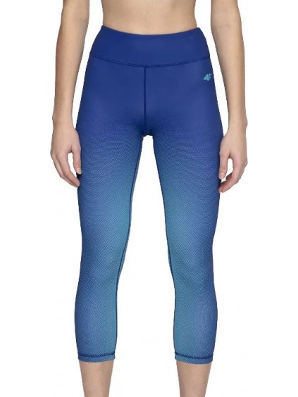 KÉK NŐI LEGGINGS 4F WOMEN'S FUNCTIONAL TROUSERS