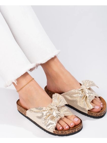 ARANYSZÍNŰ KÉNYELMES PAPUCS MASNIVAL