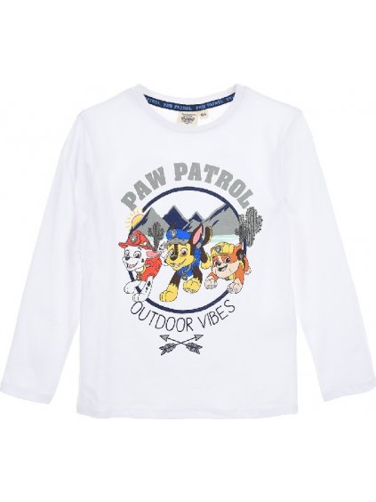 Fehér póló hosszú ujjakkal Paw Patrol Outdoor Vibes