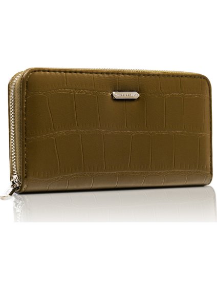 David Jones khaki színű állatmintás női pénztárca Z011