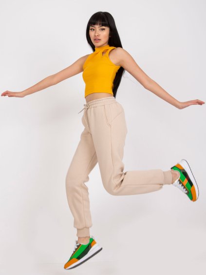 Bézs színű basic melegítőnadrág Julia