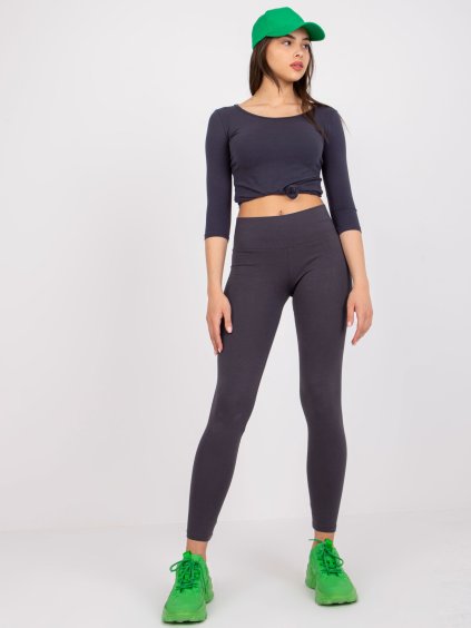 Sötétszürke basic leggings