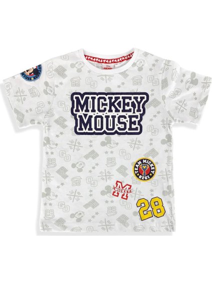 Fehér fiú póló Mickey Mouse Disney mintával