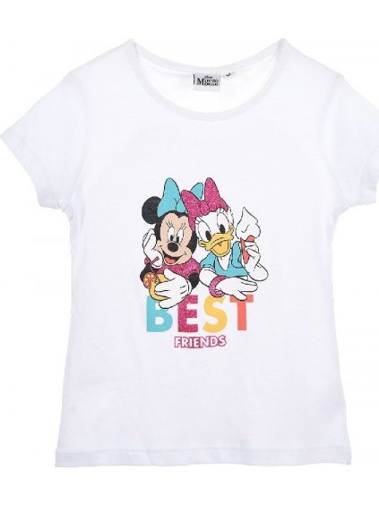 FEHÉR LÁNY PÓLÓ MINNIE MOUSE DISNEY MINTÁVAL