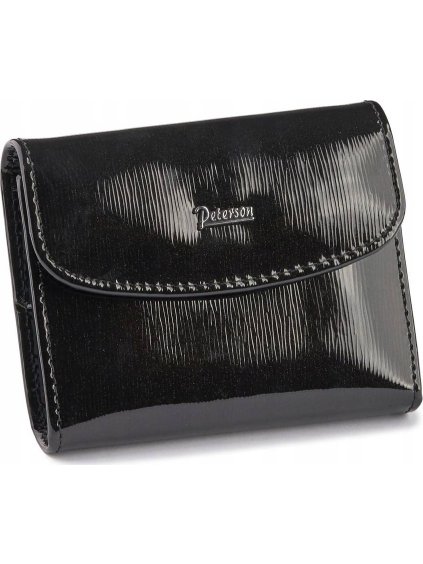 Peterson Fekete elegáns fényes irattartó