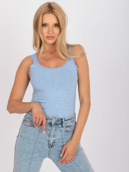 Világoskék női top