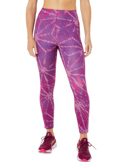Rózsaszín mintás női leggings ASICS Sakura AOP Tight