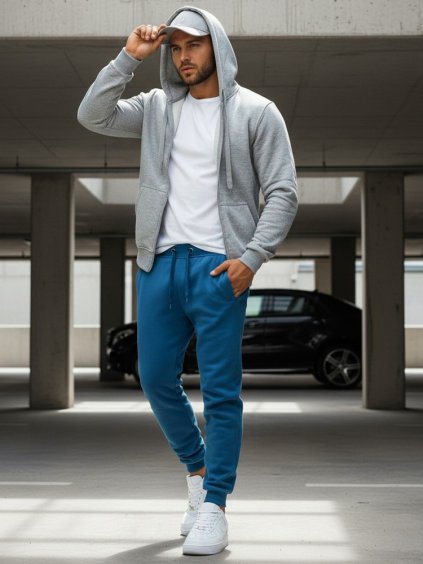 Kék férfi melegítőnadrág