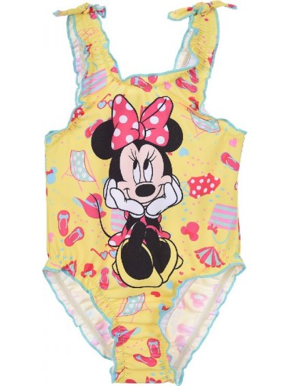 Sárga egyrészes Disney Baby Minnie Mouse fürdőruha