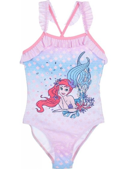 Kék-rózsaszín egyrészes Disney Princess fürdőruha