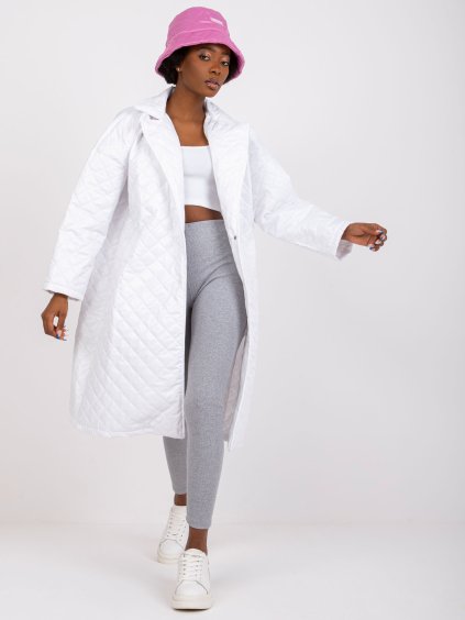 Sofia fehér steppelt kabát