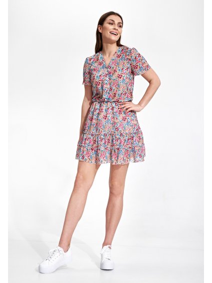 Színes könnyű sifon ruha