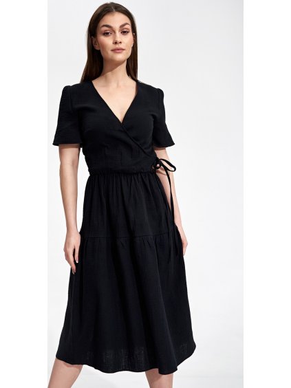 Fekete könnyű nyári ruha