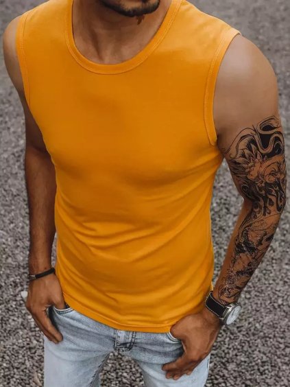 Világos narancssárga basic tank top