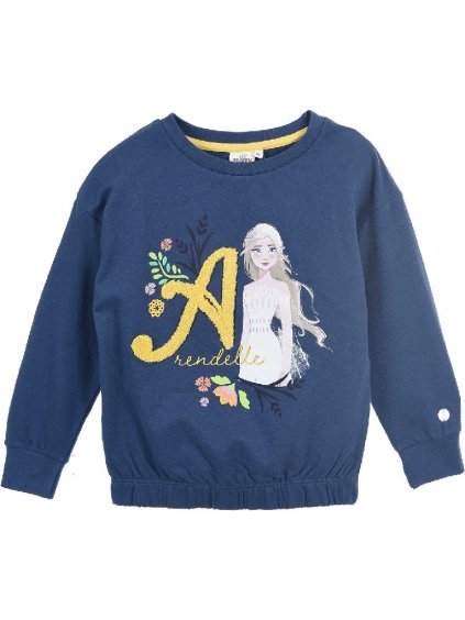 Sötétkék lány pulóver Disney Jégvarázs