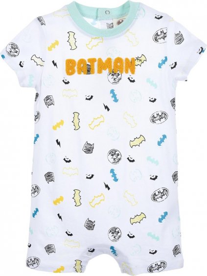 Batman fehér fiú overall