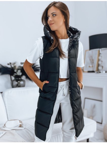 Fekete kétoldalas mellény MARIET