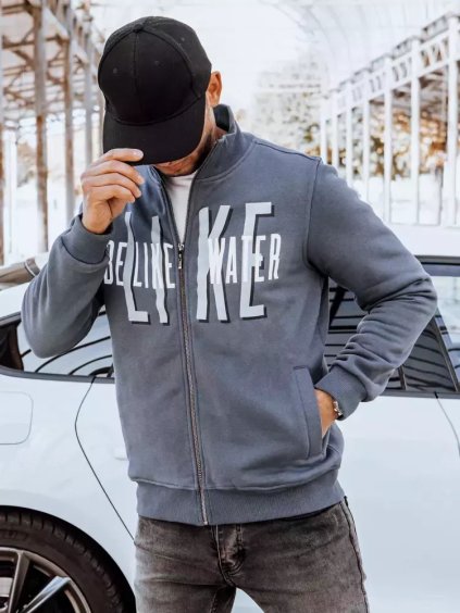 Sötétszürke pulóver "Like"