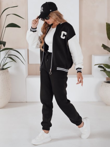 Fekete stílusos melegítőruha  szett CELIA