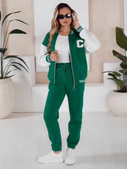 Zöld stílusos melegítőruha szett CELIA