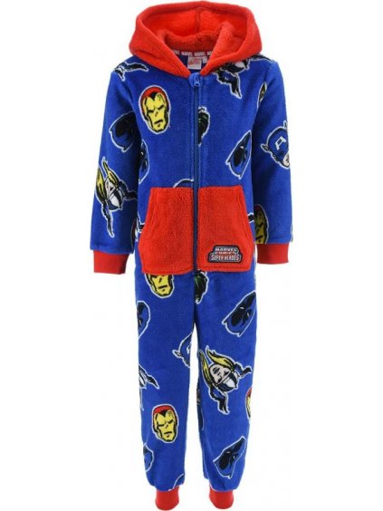 AVENGERS KÉK-PIROS "ONESIE" PIZSAMA