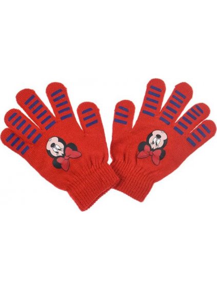 Piros lány kesztyű Minnie egér