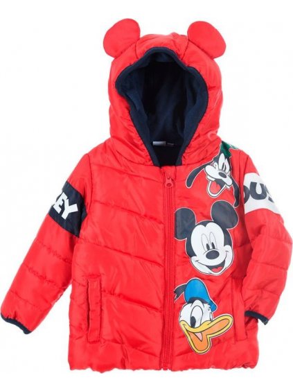 Disney Mickey egér kabát fülekkel - piros