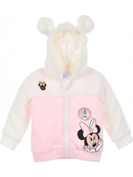 Disney Minnie egér lány pulóver - krém/világos rózsaszín