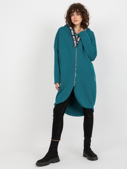 Benzines pulóver ruha cipzárral