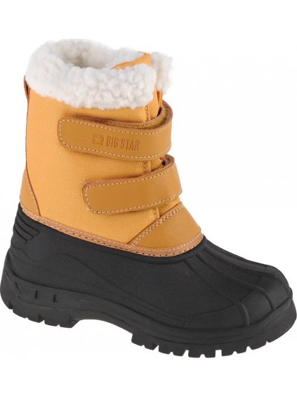 FEKETE-BÉZS LÁNY HÓTAPOSÓ BIG STAR KIDS SNOW BOOTS KK374237