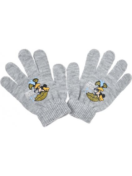 Minnie egér szürke lánykesztyű