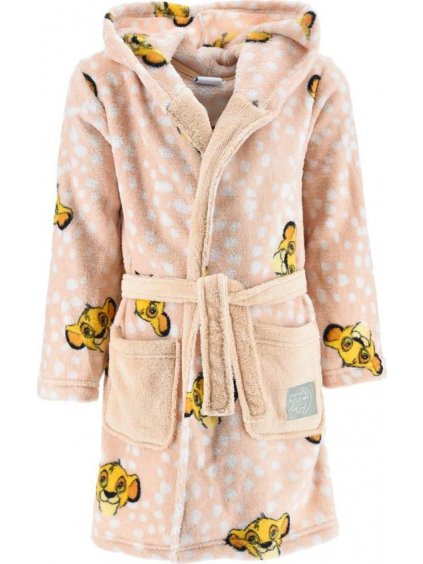 Az oroszlánkirály barackos lány fürdőköpeny
