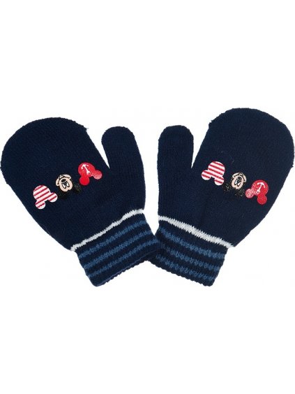 Mickey egér sötétkék gyerek kesztyű