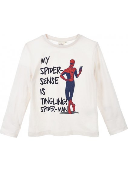 Pókember Fehér organikus pamut póló