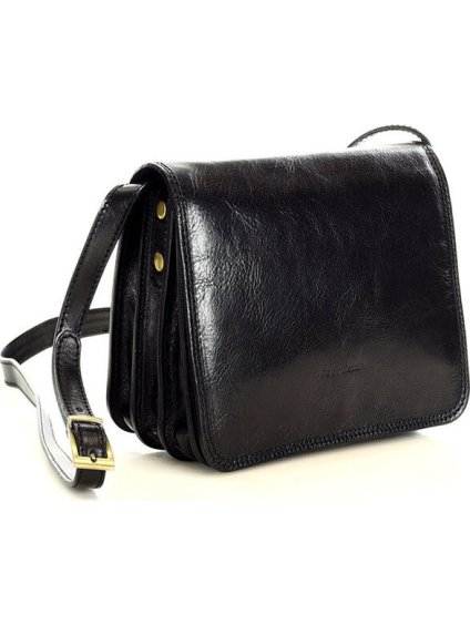 MARCO MAZZINI fekete crossbody kézitáska