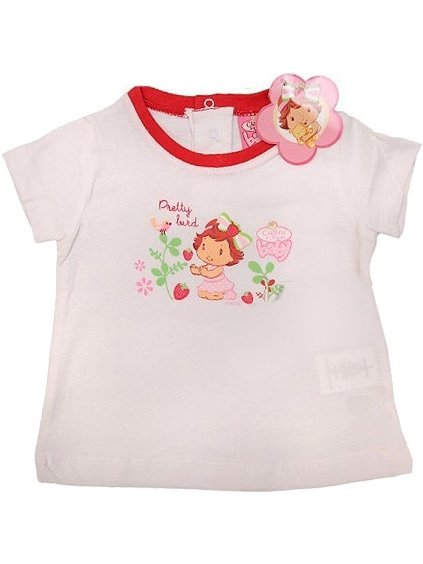 BABY GIRL fehér rövid ujjú póló