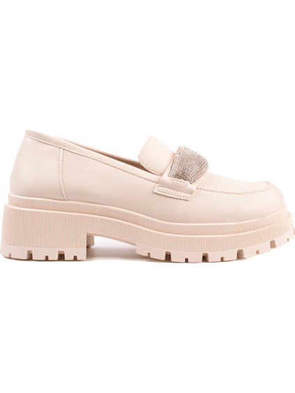 Női csizma öko bőrből Shelovet - bézs