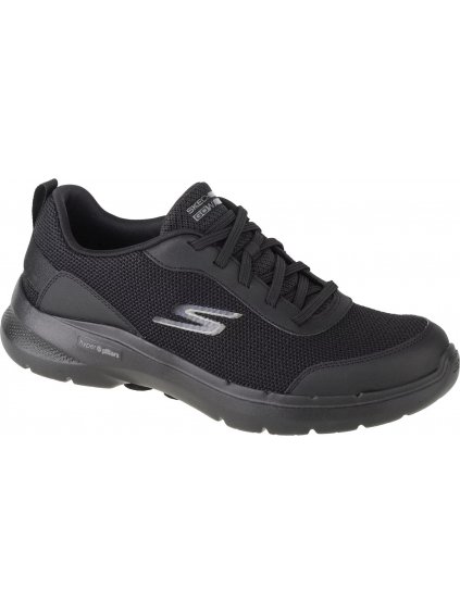 FEKETE FÉRFI TORNACIPŐ SKECHERS GO WALK 6 - BOLD KNIGHT