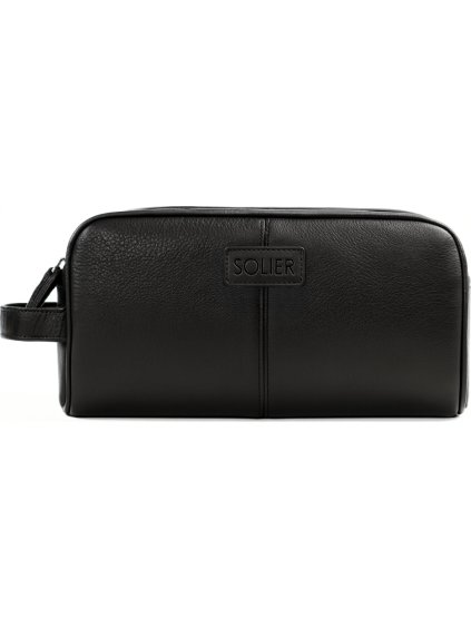 Fekete kozmetikai táska SOLIER (SK02 BLACK)