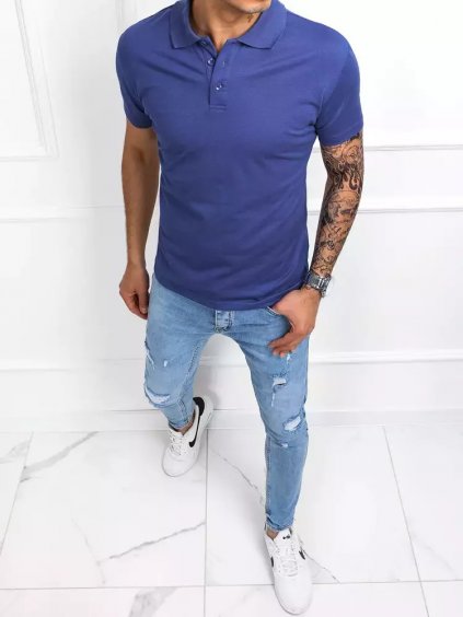 Kék férfi pólóing