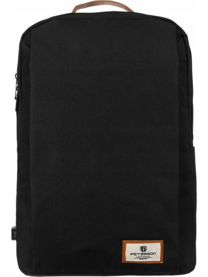 Peterson fekete tágas hátizsák