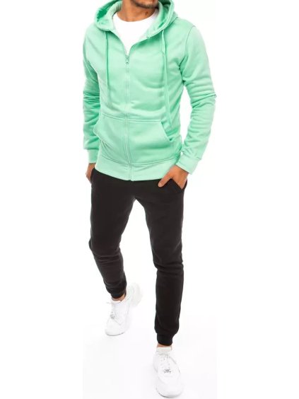 Menta fekete cipzáras tréningruha szett