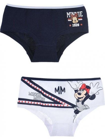 Disney Minnie Mouse lány bugyi - kék/fehér