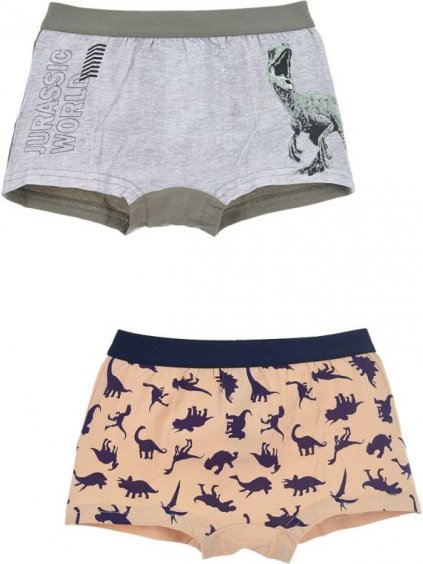 Fiú boxer Jurassic World - szürke/bézs